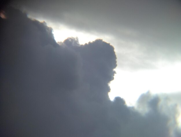 Low angle view of clouds in sky