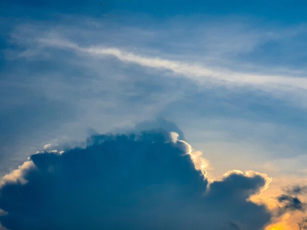 Low angle view of clouds in sky