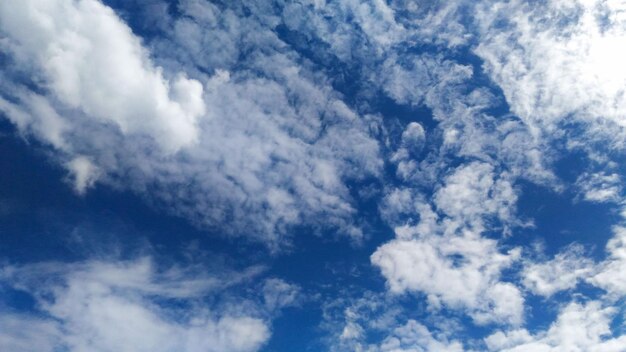 Low angle view of clouds in sky