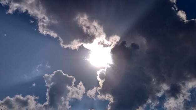 Low angle view of clouds in sky