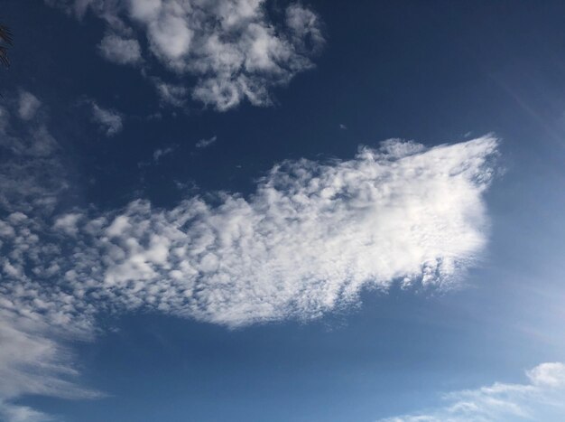 Low angle view of clouds in sky