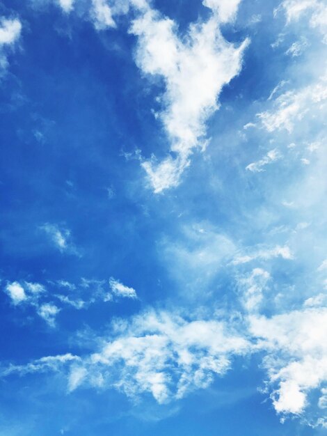 Low angle view of clouds in sky