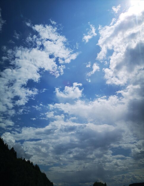 Low angle view of clouds in sky