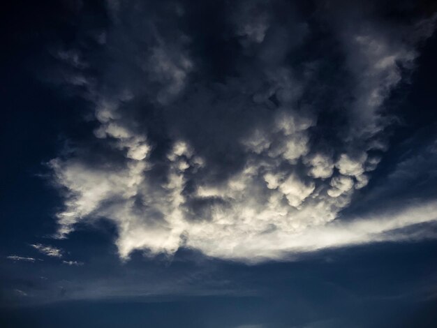 Low angle view of clouds in sky