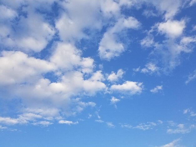 Low angle view of clouds in sky