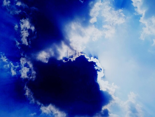 Low angle view of clouds in sky