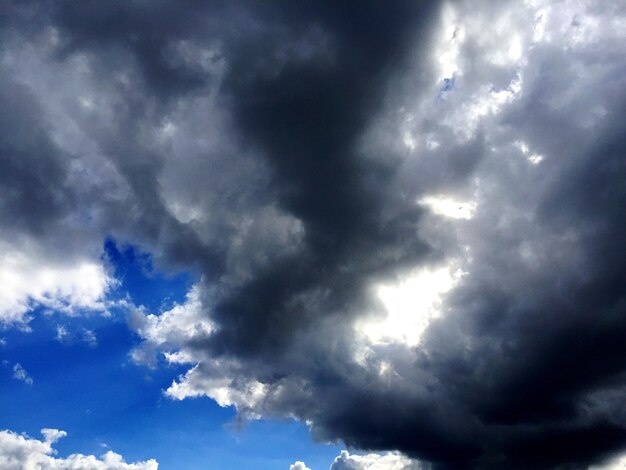 Low angle view of clouds in sky