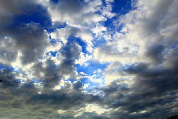 Low angle view of clouds in sky