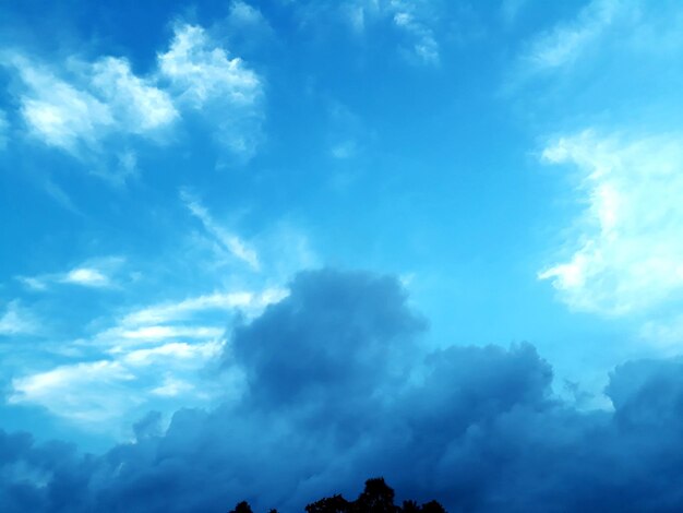 Low angle view of clouds in sky