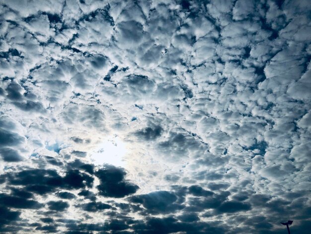 Low angle view of clouds in sky