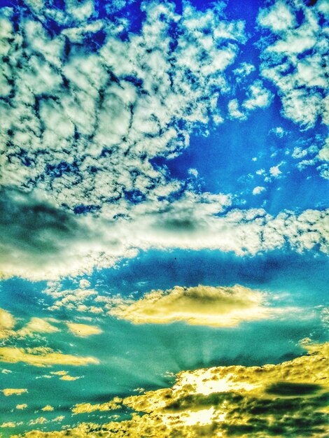 Low angle view of clouds in sky