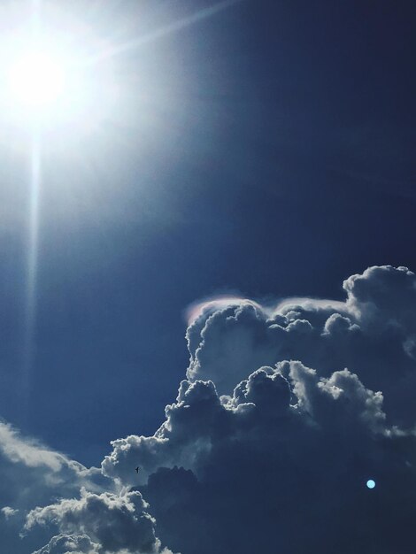 Low angle view of clouds in sky