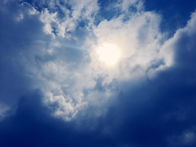 Low angle view of clouds in sky