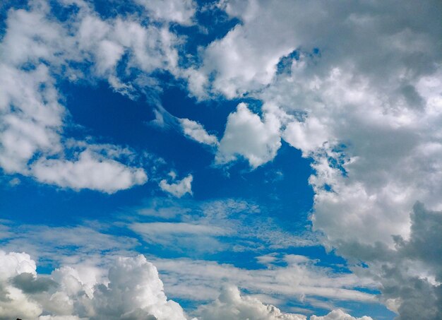 Low angle view of clouds in sky