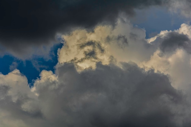 Низкоугольный вид облаков на небе