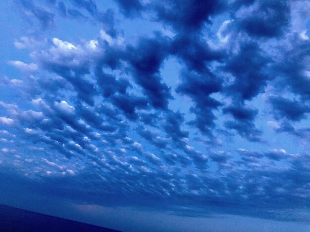 Low angle view of clouds in sky