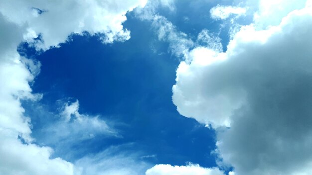 Low angle view of clouds in sky