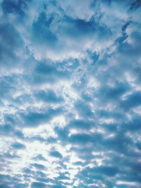 Low angle view of clouds in sky