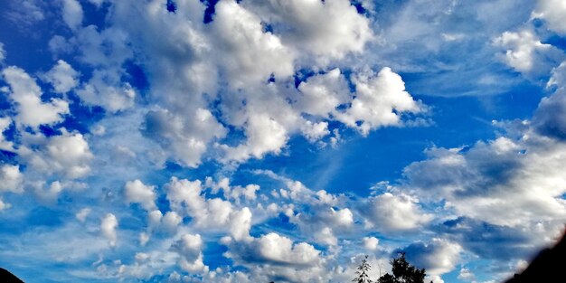 Low angle view of clouds in sky