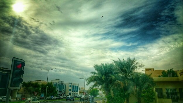 Low angle view of cloudy sky