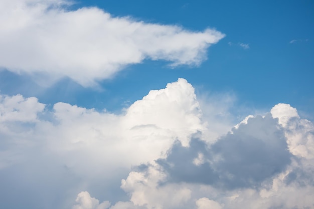 った空の低角度の視点
