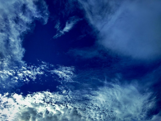 Low angle view of cloudy sky