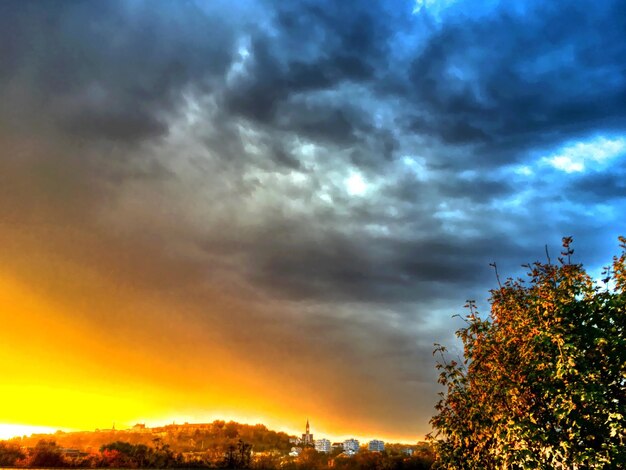 Low angle view of cloudy sky