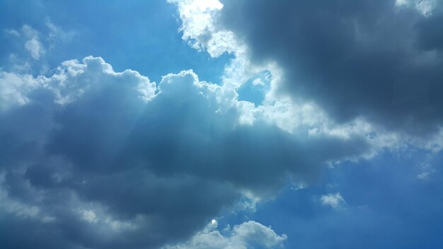 Low angle view of cloudy sky