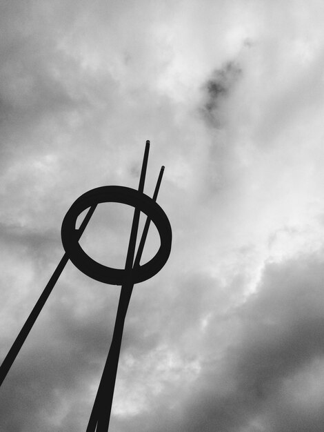 Low angle view of cloudy sky