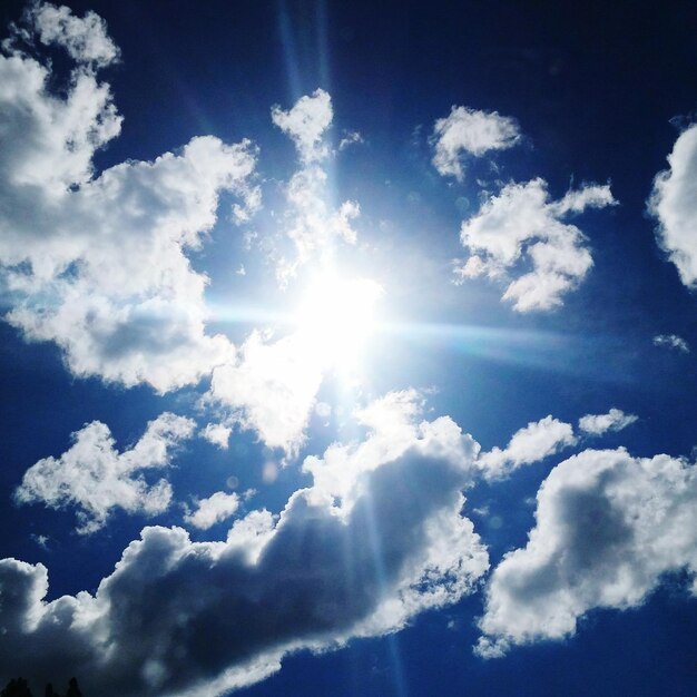 Low angle view of cloudy sky