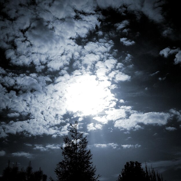 Photo low angle view of cloudy sky