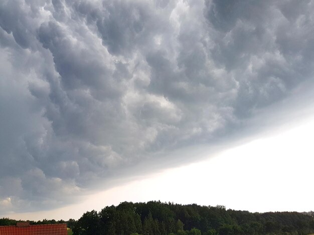 Low angle view of cloudy sky