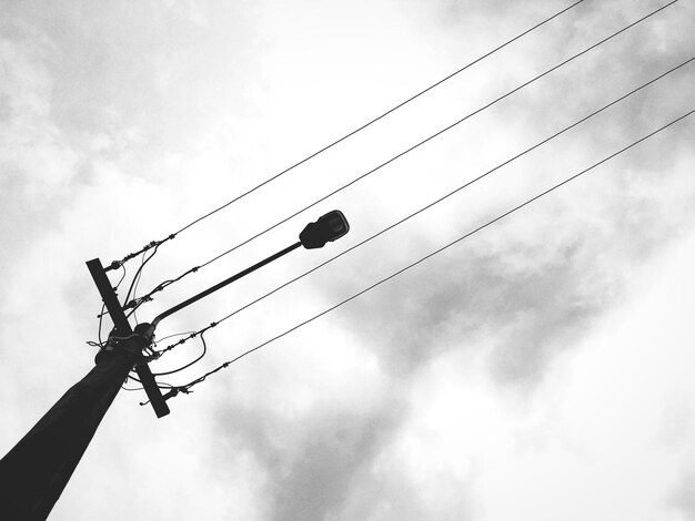 Low angle view of cloudy sky