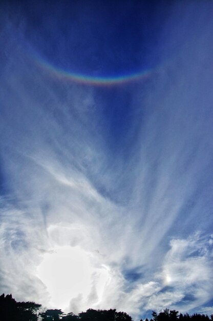 Photo low angle view of cloudy sky