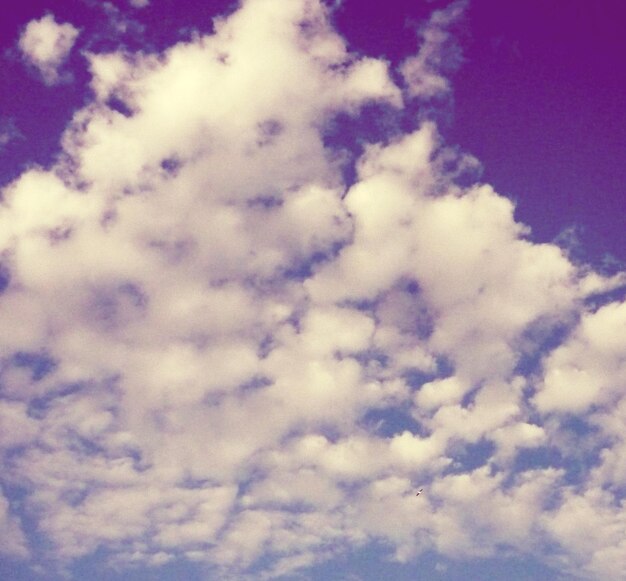 Low angle view of cloudy sky