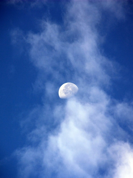 Foto vista a basso angolo del cielo nuvoloso