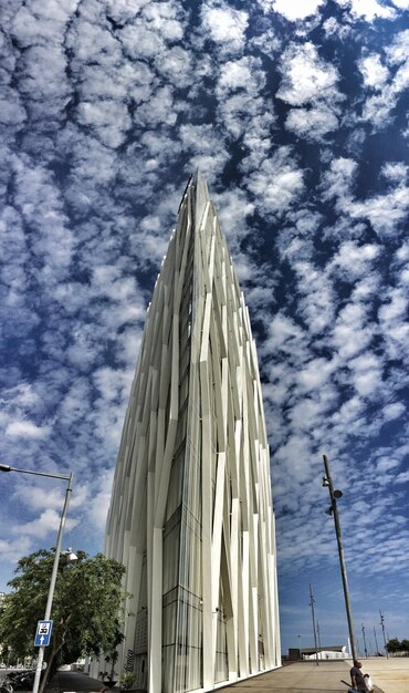 Low angle view of cloudy sky