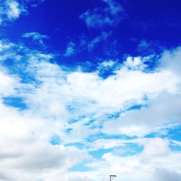 Low angle view of cloudy sky