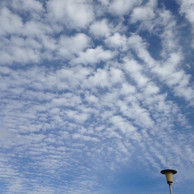 った空の低角度の視点