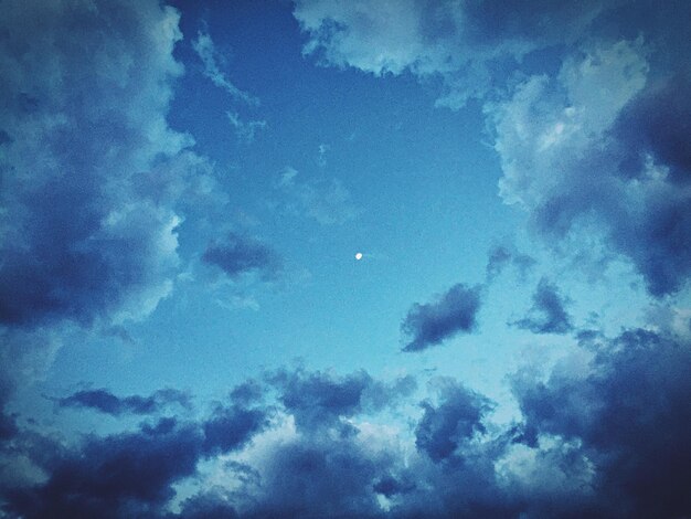 Low angle view of cloudy sky