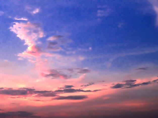 Low angle view of dramatic sky during sunset