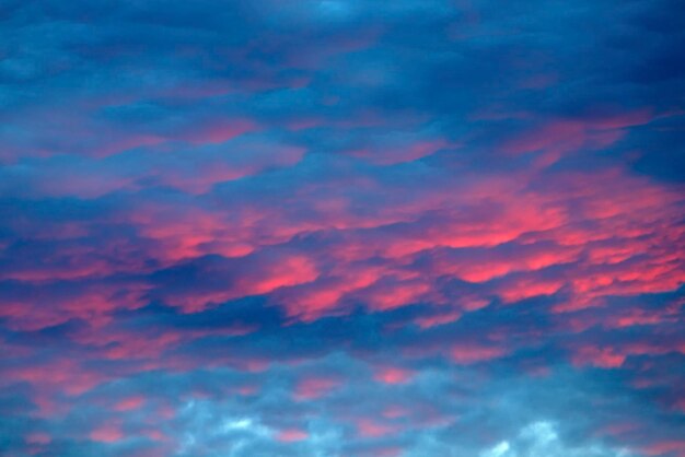 Low angle view of dramatic sky during sunset