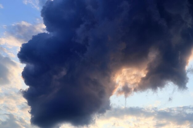 Low angle view of dramatic sky during sunset