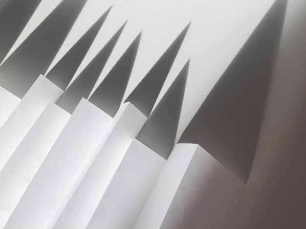 Photo low angle view of folded paper