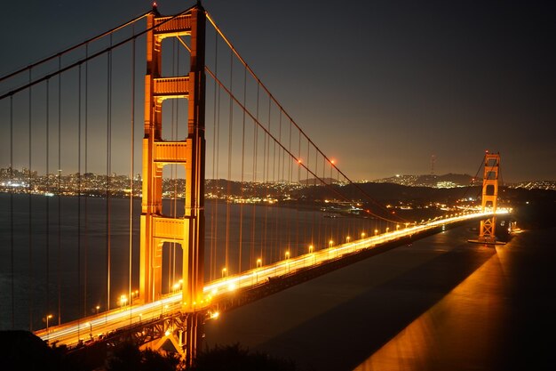 Low angle view of golden gate bridge