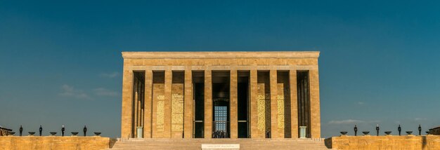 Low angle view of historical building against blue sky