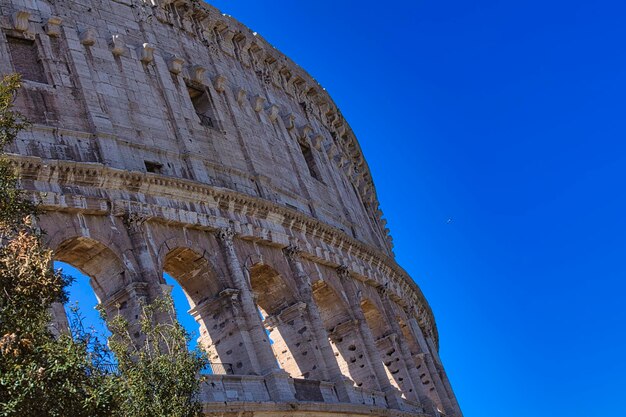 Low angle view of historical building against blue sky