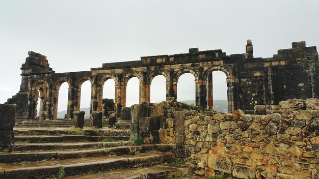 Low angle view of historical building against sky