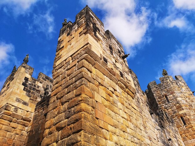 Low angle view of historical building against sky