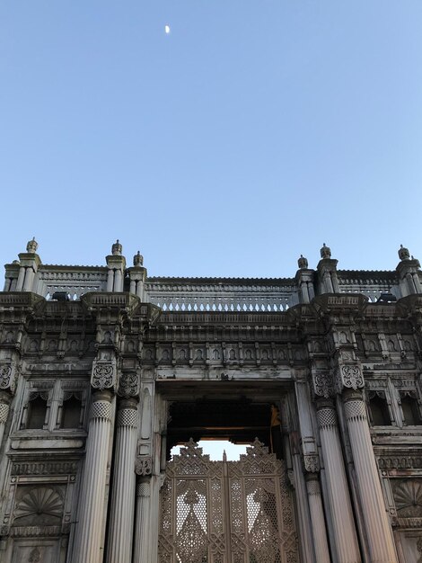 Low angle view of historical building against sky